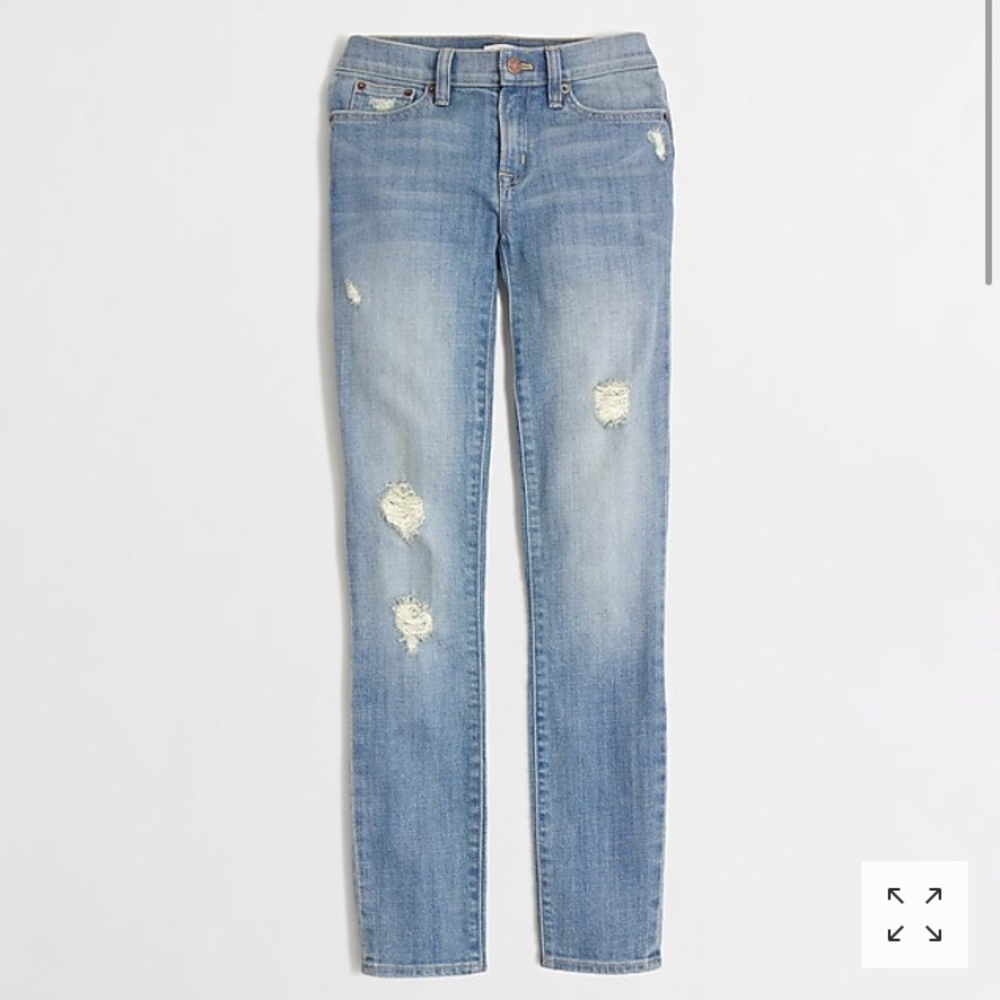 J. Crew Factory Distressed Denim Jeans 30